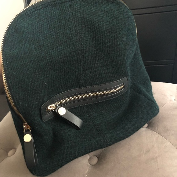 Zara dark green backpack - Picture 3 of 5